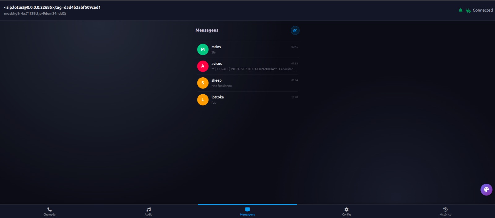 SpechPhone Messaging Interface
